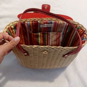 Small Wicker bag Purse Bath & Body Works